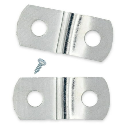 

1/4 offset mounting canvas clips for picture framing - with screws - 144 pack