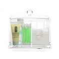 thumbnail image 3 of Acrylic Concise Cotton Swab Organizer,Cleaning Pad Holder and Swab Storage canisters,5.5 x 4 x4.7inch,Pack of 1, 3 of 4