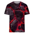 thumbnail image 4 of Herrnalise Gift For Men Men Casual Fashion Round Neck Pullover Print T-Shirt Short Sleeve Tops under $10, 4 of 5