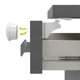 thumbnail image 2 of 1 cerradura magnética para gabinete a prueba de bebés, cierres de gabinete a prueba de niños, diseño invisible, adhesivo 3M, no necesita taladros, herramientas ni tornillos., 2 of 5
