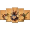 thumbnail image 1 of Design Art Miniature Earth Planets with Skyscrapers Canvas Print, 1 of 3