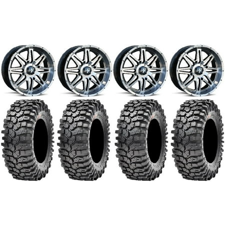 MSA Dark Tint Vibe 14 UTV Wheels 35 Roxxzilla Tires Can-Am Maverick X3 / Honda Pioneer 1000 / Talon MSA Dark Tint Vibe 14 UTV Wheels 35 Roxxzilla Tires Can-Am Maverick X3 / Honda Pioneer 1000 / Talon