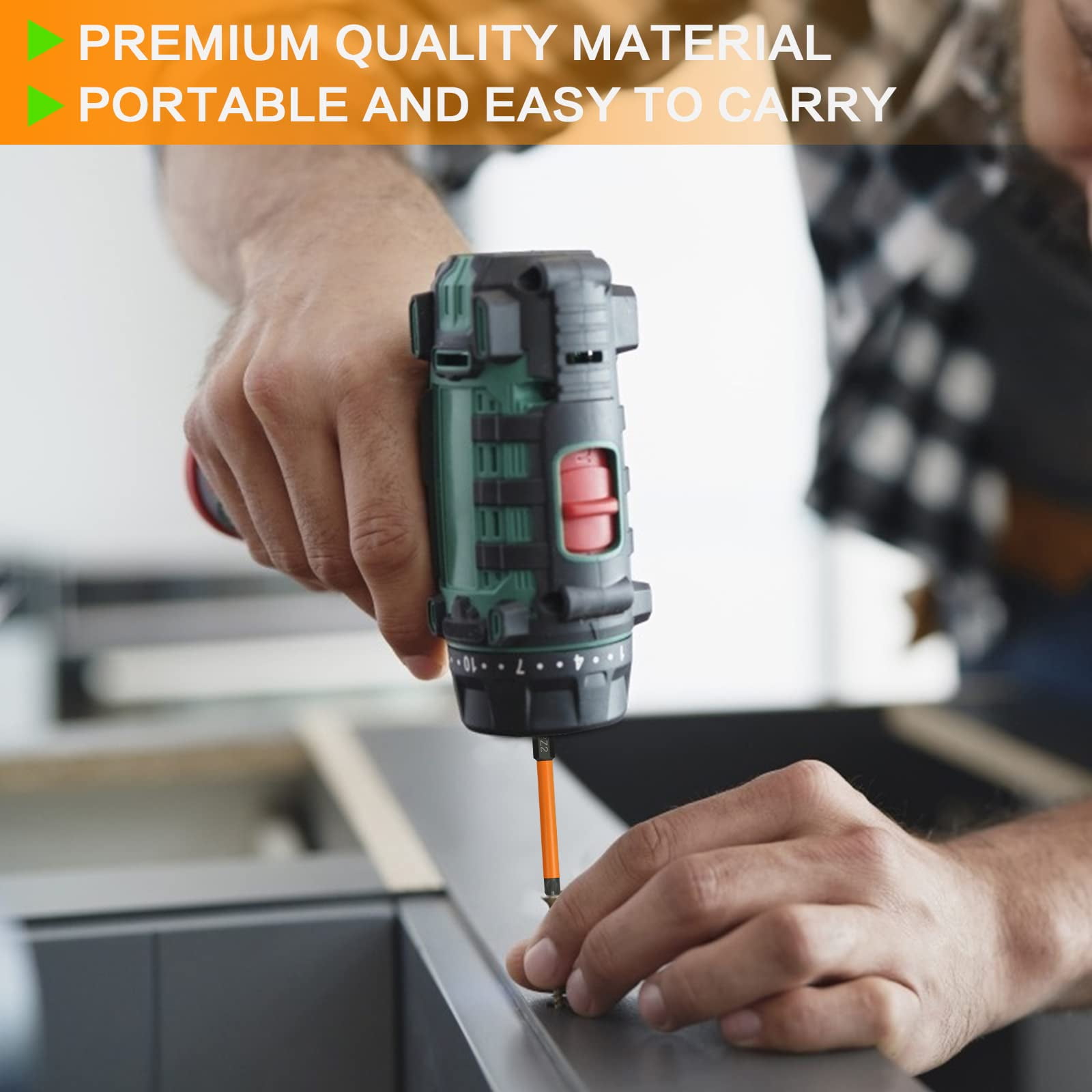 Tonsiki Pozidriv Magnetic Hex Shank S2 Steel Titanium Drill Bits