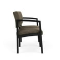 thumbnail image 4 of Lenox Steel Réception Salle d'Attente Soins de Santé Causeuse / Acier Noir / Brun, 4 of 5