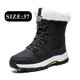 thumbnail image 3 of Travel Sports Northeast Stora Snöskor Dam Utomhus Resa Högklackade Bomullsskor Dam Mellanhöga Stövlar Vinter svart black, 3 of 5