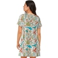 thumbnail image 6 of Cotton Nightgowns for Women - Wild animal Sleep Shirts for Women's Nightgowns & Sleepshirts, Soft Cotton Pajama Dress Shirts for Women, House Dress Sleepwear for Women, 6 of 7