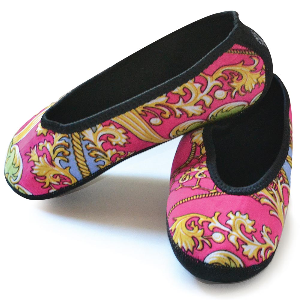 Nufoot Womens Ballet Flat with Non-Slip Soles - Leopard - XL - image 3 of 7