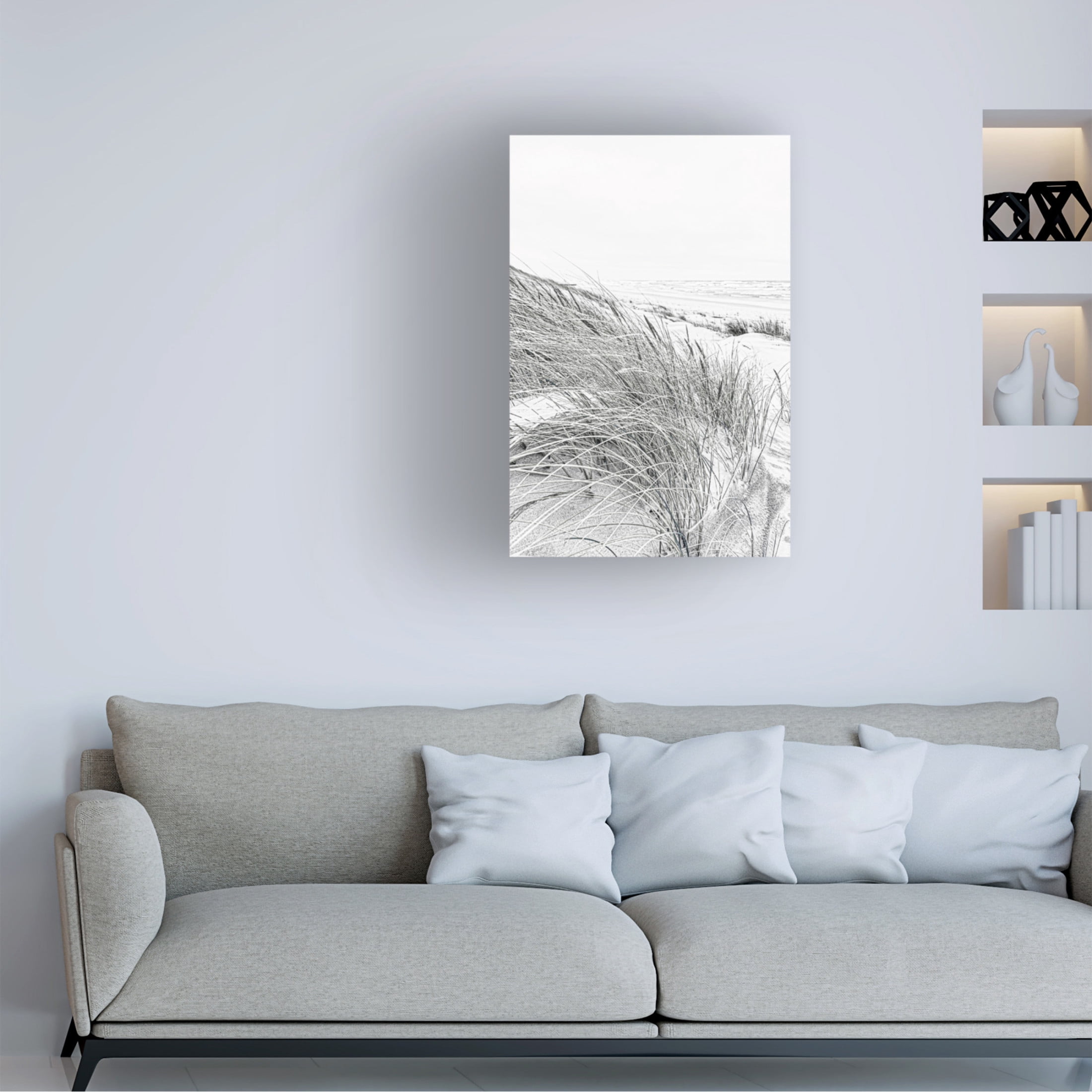 Canvas Wall Art - Incado 'Coastal III' Wall Art for Living Room, Bedroom, or Office Décor by Trademark Fine Art - 22 x 32 Inches