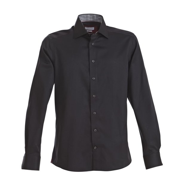 J Harvest & Frost - Camisa formal tallaje regular Modelo Red Bow hombre caballero (Negro/Rojo) J Harvest & Frost UTRW3871_blackred