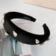 thumbnail image 4 of Diademas para mujer, diadema cuadrada elegante con adornos de diamantes de imitación, accesorio para el cabello de moda para mujer, para uso diario y eventos especiales., 4 of 5