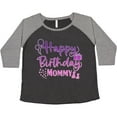 thumbnail image 3 of Inktastic Purple Happy Birthday Mommy Women's Plus Size T-Shirt, 3 of 5