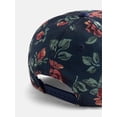 thumbnail image 3 of No Boundaries Jacquard Floral NY Baseball Cap, Navy, Men's, 3 of 3