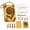 Dandelion, variant on Mini Flower Press Keychain, Gold Metal Press Kit with 20 Sheets