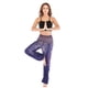 thumbnail image 4 of Pantalones largos tipo harén para mujer, pantalones boho hippies, pantalones Aladdin, pantalones bombachos, casuales. Violeta azulada, 4 of 9