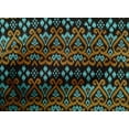 thumbnail image 4 of oneOone Popeline de Coton Tissu Tourbillon Ikat Tissu de Décoration Imprimé BTY 56 Pouces de Large, 4 of 4
