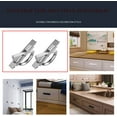 thumbnail image 4 of Jinsinto 4pcs 180° Rotatable Recessed Door Handle Concealed Handle Tatami Hidden Handles 10cm, 4 of 4