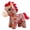 D, variant on Chinese New Year Horse Plush 2026 Fabric Stuffed Horse Doll, Year of the Horse Stuffed Animal Traditional Pattern Design, Lunar New Year Plush Home and Car Decor, 9.84Inch