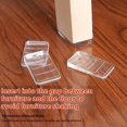 thumbnail image 5 of 4/8Pcs Clear Furniture Leveling Shims Wedge Levelers Furniture Pad for Stability Cabinet Adjusters Cabinet Pad, 5 of 8