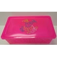 thumbnail image 4 of 50L Neon Light Pink, Plastic Storage Box with Lid, 20.7"x14.6"x12.2", Qutu, 4 of 4