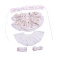 thumbnail image 4 of Figura de peluche CUTICAT vestido de novia 38cm ropa de muñeca DIY Moda muñeca de 14,96 pulgadas rosa, 4 of 8