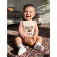 thumbnail image 5 of Loicainy Infant Baby Boy Football Overalls Romper 3 6 12 18 Months Embroidered Ribbed Sleeveless Bodysuit, 5 of 9