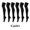 Black 6 pairs, variant on Multiple pairs of compression socks, outdoor knee high pressure socks, elastic socks, long tube sports, running, cycling (White 3 pairs,L/XL (50-52))