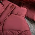 thumbnail image 5 of Kids Winter Coat Winter Jacket Girls Down Toddler Baby Unisex Patchwork Spring Winter Cute Coat Hooded Padded Jacket Outwear Clothes, 5 of 10