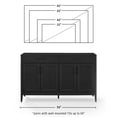 thumbnail image 3 of Crosley Furniture Milo Modern Sideboard Buffet Cabinet with Storage Cabinets and Drawers, Kitchen, Dining, 3 of 17