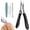 Black, variant on Welnax Nailpro Guard, Welnax Nail Pro Guard Clippers, Stainless Steel Welnax Ingrown Toenail Clipper, Designed for Ingrown and Thick Nails, Non-Slip Handle