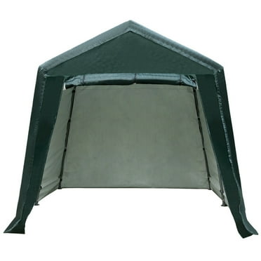 Barara King Carport Canopy,Outdoor Carport Shed with Sidewalls and Waterproof Ripstop Cover-8 x 14 ft