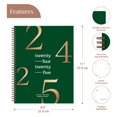 thumbnail image 5 of Rileys & Co Planner 2024-2025 Academic Year, 18-Month Floating Weekly Planner - Modern Weekly & Monthly Agenda Planner (8.5 x 11 inch, Dark Green), 5 of 6