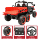 thumbnail image 4 of Montable Eléctrico para Niños Tractor 6x6 Caja de Vuelco Atomática Luz y Sonido Bluetooth 12v - Rojo, 4 of 8
