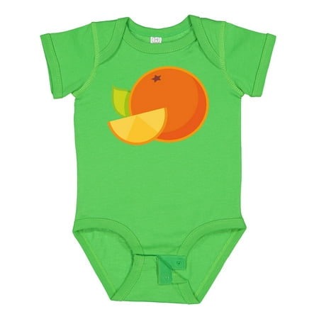 

Inktastic Orange Fruit Boys or Girls Baby Bodysuit