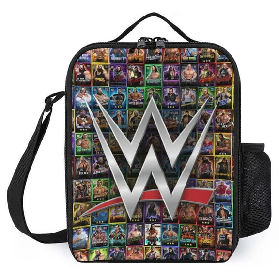 WWE Lunch Bag, Insulated Lunch Bag for Women Men Lunch Box Container Bag Reusable Lunch Tote Bag for Office, Work, Beach, Travel, Picnic