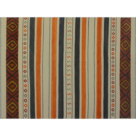 Berjasta Arjun Beige/Orange Rug, 8'7" x 11'3"
