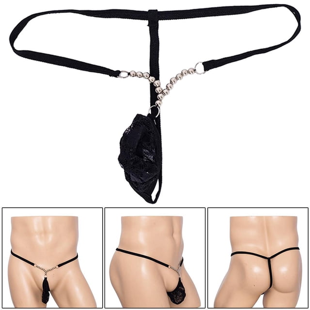 Cómodas Tangas para hombres Ropa interior Micro Bikini Vendaje Tangas cinturo baja Lencería Pantalones cortos de lencería Cosplay (Talla 28 Negro Salvador Dali tanga para hombre