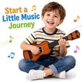 thumbnail image 5 of Kids Mini Guitar Toy Ukulele Style 4 String Pretend Play Musical Instrument for Toddlers Boys Girls Ages 3+ Birthday Gift, 5 of 7