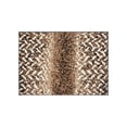 thumbnail image 4 of Better Trends Bath Rug 17” x 24” Bathroom Rug Mat Non-Slip Micro Polyester Bath Rugs for Bathroom Floor, Shower, Tub, Toilet Casablanca Collection - (Brown), 4 of 5