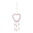 thumbnail image 1 of Adornos De Cristal Campanillas de viento de grava de cristal para decoración de jardín (corazón rosa) Tmvgtek Libre de BPA, 1 of 4