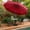 Wine, variant on Spaco 10 Feet Patio Umbrella Outdoor Market Umbrella with Crank Tilt Adjustment, Outdoor Shade, Gray