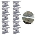 thumbnail image 1 of 10PCS PV Solar Panel Drainage Buckle Module Solar Panel Water Drain Clip Aluminum Alloy Solar Panel Cleaning Discharge Clamp, 1 of 11