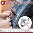 thumbnail image 3 of Cableado del Zócalo de Luz Trasera Izquierda para Mercedes-Benz C250 12-14 No.204-820-15-00 Conector de Pigtail de Bombilla Pre-Cableado Conector de Termorretráctil, 3 of 7
