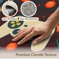 thumbnail image 6 of ODIKA Glowing Gamepad Motif Border Cracked Field Alfombra Pixel Gamer Playful for Dining Room, Basement, Large Office, Non-Slip Chair-Friendly, 6 of 7