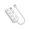 thumbnail image 1 of Protector contra sobretensiones con cable de extensión Power Strip de 1 pie con 8 enchufes, 1 of 7