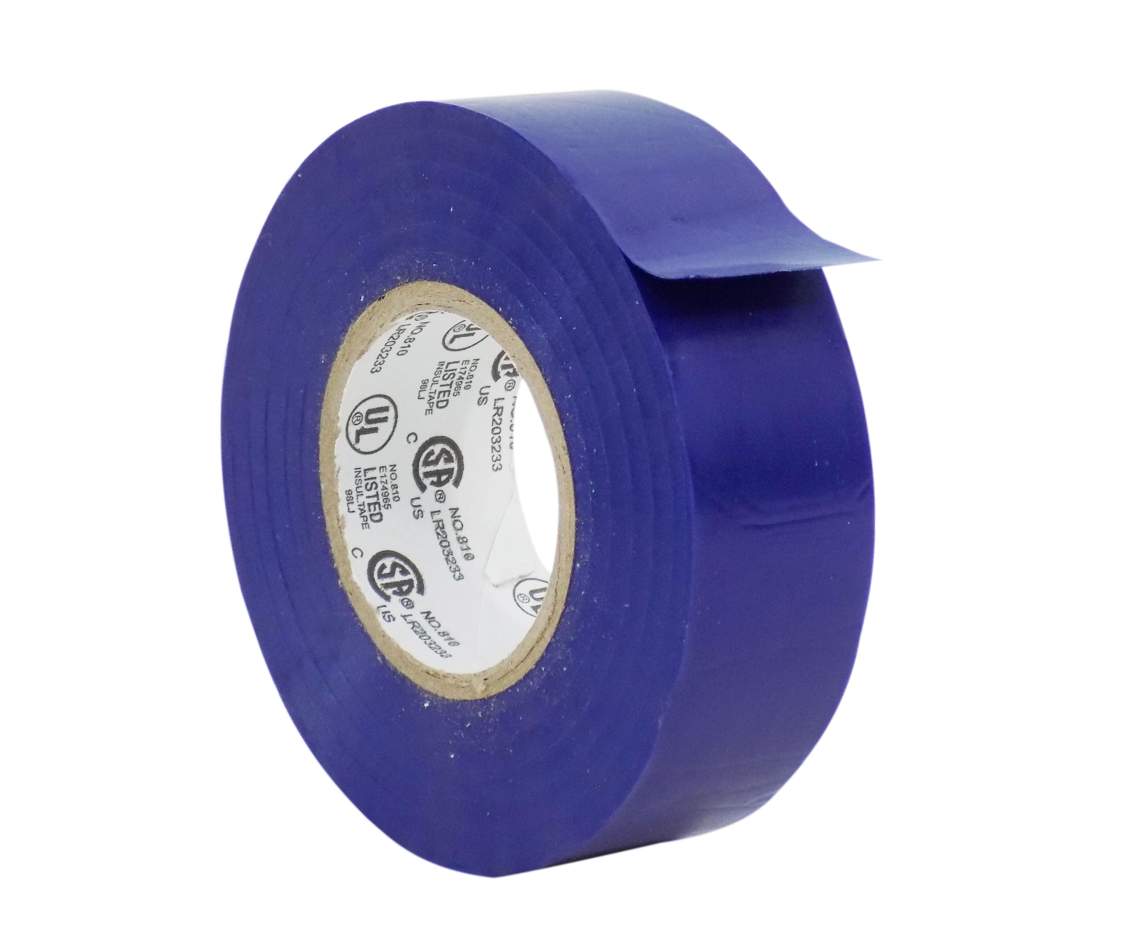 WOD EL766AW Professional Grade Electrical Tape General Purpose Blue UL