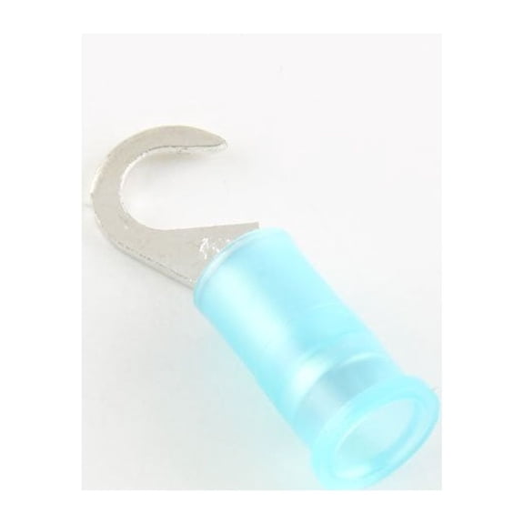 16-14 Ga. Nylon-Insulated Hook Terminals, #8 Stud - (pack of 50)