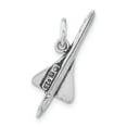 thumbnail image 4 of Sterling Silver Jet Airplane Pendant for Men and Women, Unisex Aviation Necklace with Sleek Aircraft Design Symbolizing Adventure, Freedom, Exploration, and Travel, 4 of 6