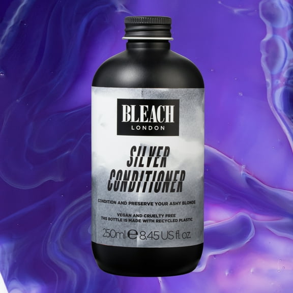 Bleach London Silver Conditioner, Color-Toning, Hair-Strengthening Formula, 8.45 Fl Oz
