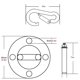 thumbnail image 4 of 2 ganchos de techo con suspensión de acero para colgar, columpio, saco de boxeo, gimnasio, 4 of 5