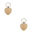 thumbnail image 3 of relayinert 1/2/3/5 Wood Key Chain Craft Blank Keyring Gift Personalized Pendant Hanging Outdoor Holder Handicraft Organizer Accessory Type 11 2PCS, 3 of 6